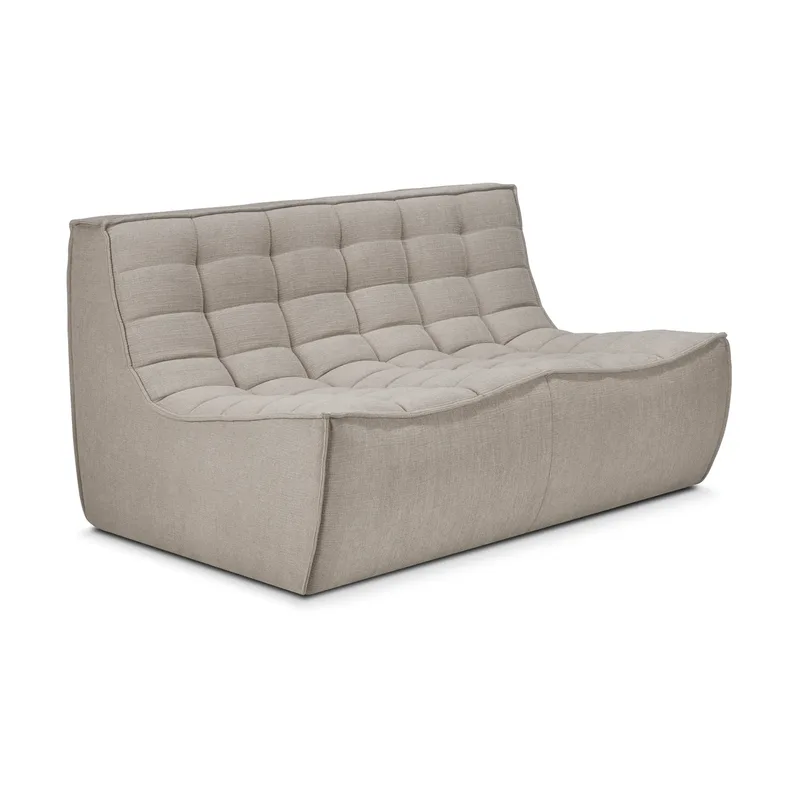 N701 Sofa 2-Sitz Stoff Ecru beige by Ethnicraft – product photo
