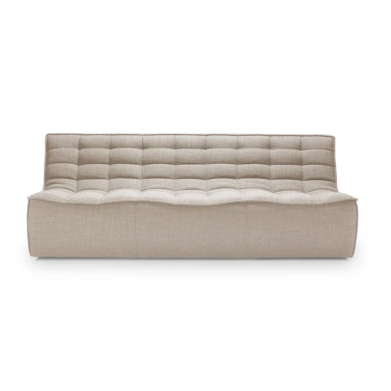 N701 Sofa 3-Sitz Stoff beige by Ethnicraft – product photo