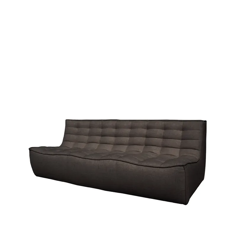 N701 Sofa 3-Sitz Stoff dark grey by Ethnicraft – product photo