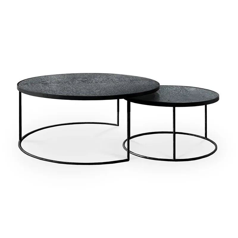 Nesting Couchtisch Charcoal von Ethnicraft – Produktfoto