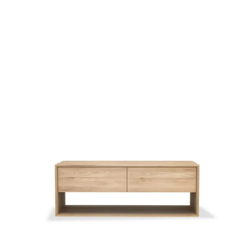 Nordic Fernsehbank wachsgeölte Eiche 1 Tür 1 Schublade 120 by Ethnicraft – product photo