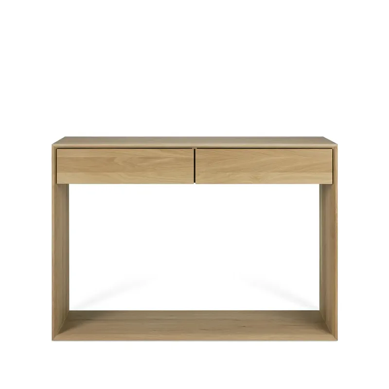 Nordic Konsolentisch Lackierte Eiche 2-schubladen 120x40 cm von Ethnicraft – Produktfoto