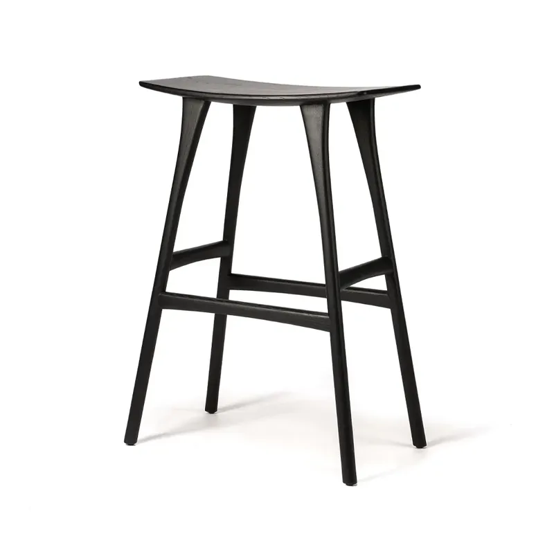 Osso Barhocker 80x57 cm Black by Ethnicraft – product photo