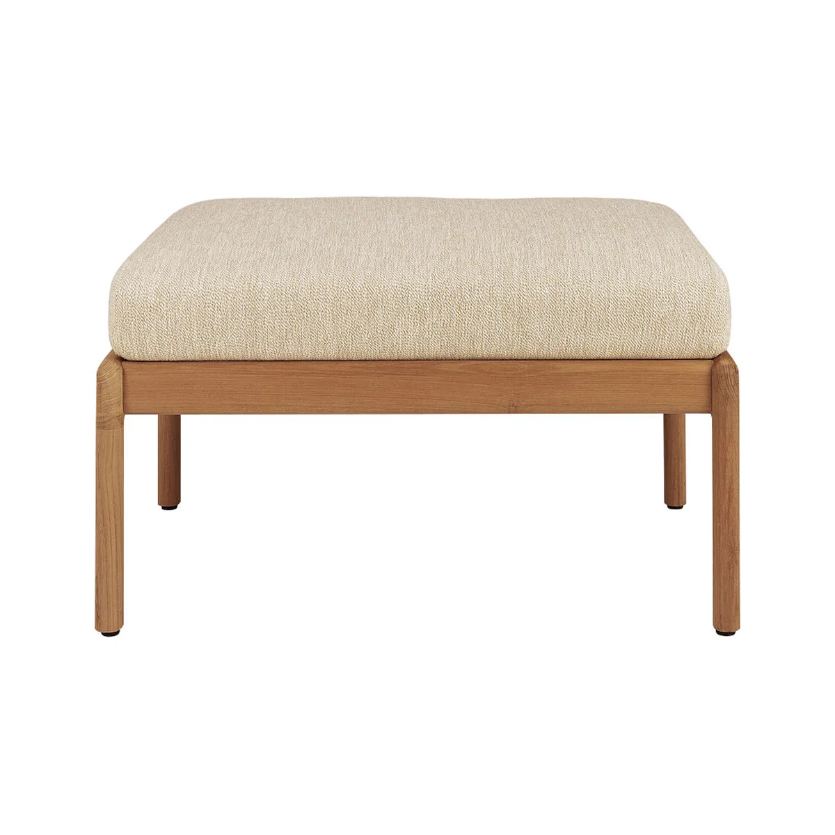 Outdoor-Hocker Jack outdoor - Beige - Polypropylen-Stoff - Designer Jacques Deneef von Ethnicraft – Produktfoto