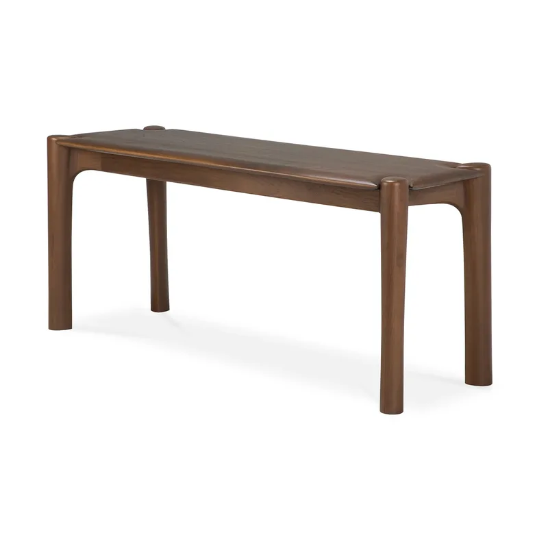 PI-Bank 126x35 cm Lackiertes Teak Brown by Ethnicraft – product photo
