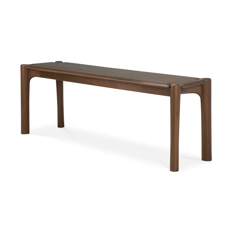 PI Bank 146x35 cm Lackiertes Teak Brown de Ethnicraft – photo du produit