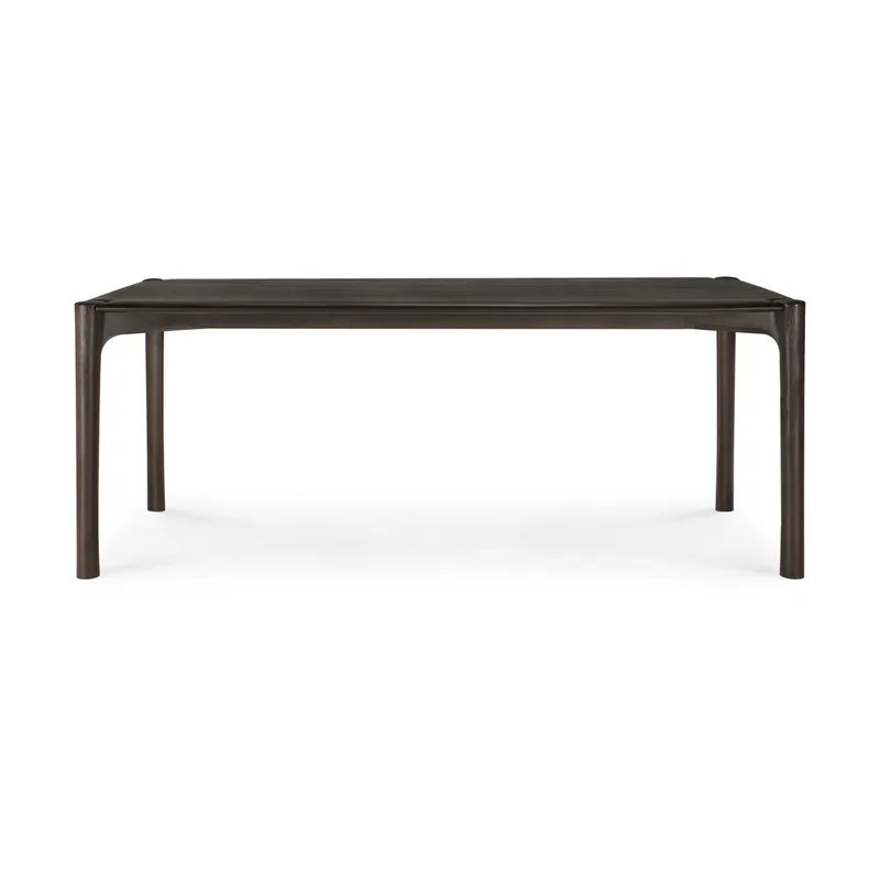 PI Esstisch Dunkelbraunes Teak, 200x95 cm by Ethnicraft – product photo