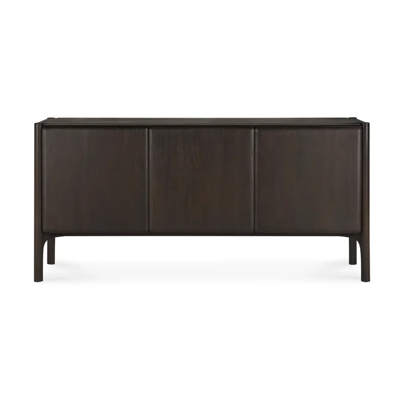 PI Sideboard Teak dunkelbraun, 3-türig van Ethnicraft – productfoto