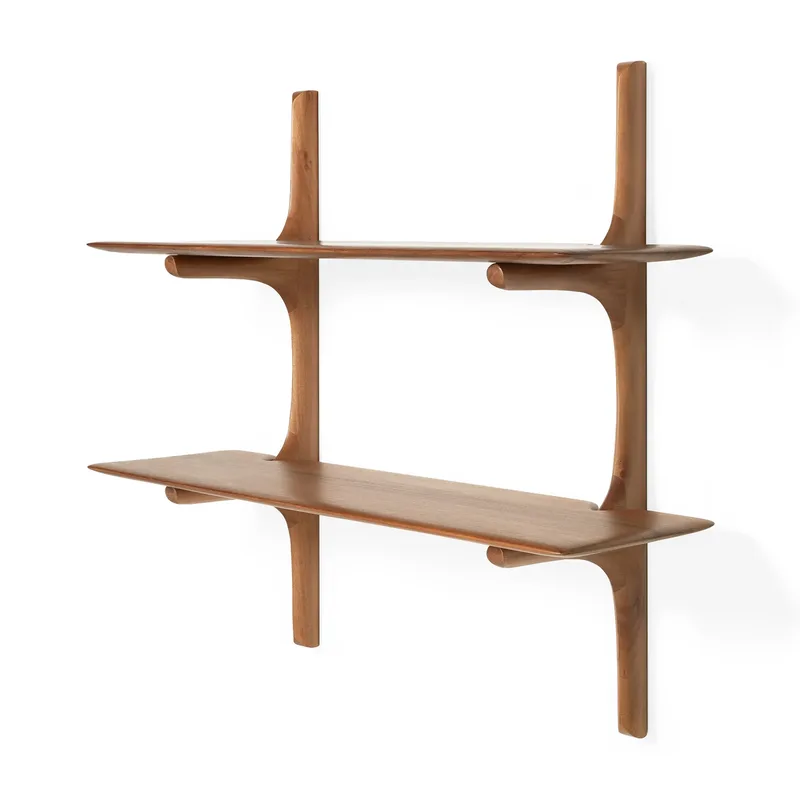 PI Wandregal 91 cm Lackiertes Mahagony van Ethnicraft – productfoto