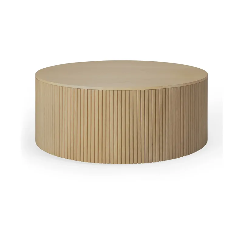 Roller Max Couchtisch rund Eiche, Ø80 cm by Ethnicraft – product photo