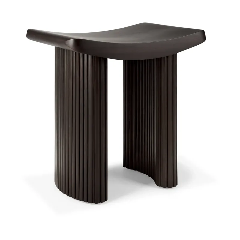 Roller Max Hocker Mahagony dark brown by Ethnicraft – product photo