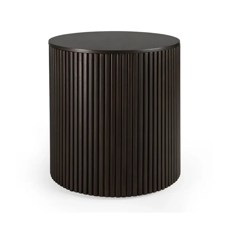 Roller Max Siteboard Mahogny dark brown round från Ethnicraft – produktbild