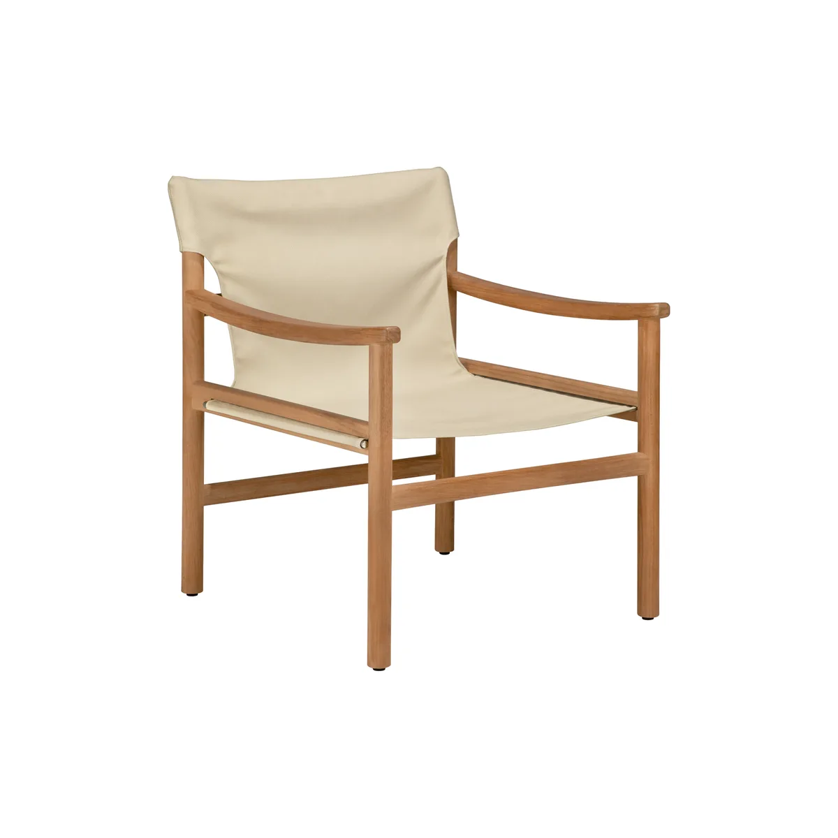 Sessel SAFARI - Beige - Outdoor-Gewebe - Designer Jacques Deneef från Ethnicraft – produktbild
