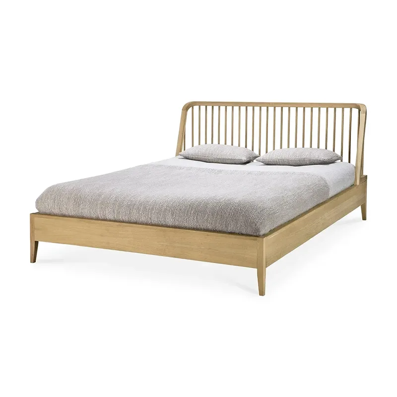 Spindelbettgestell 160x200 Eiche von Ethnicraft – Produktfoto
