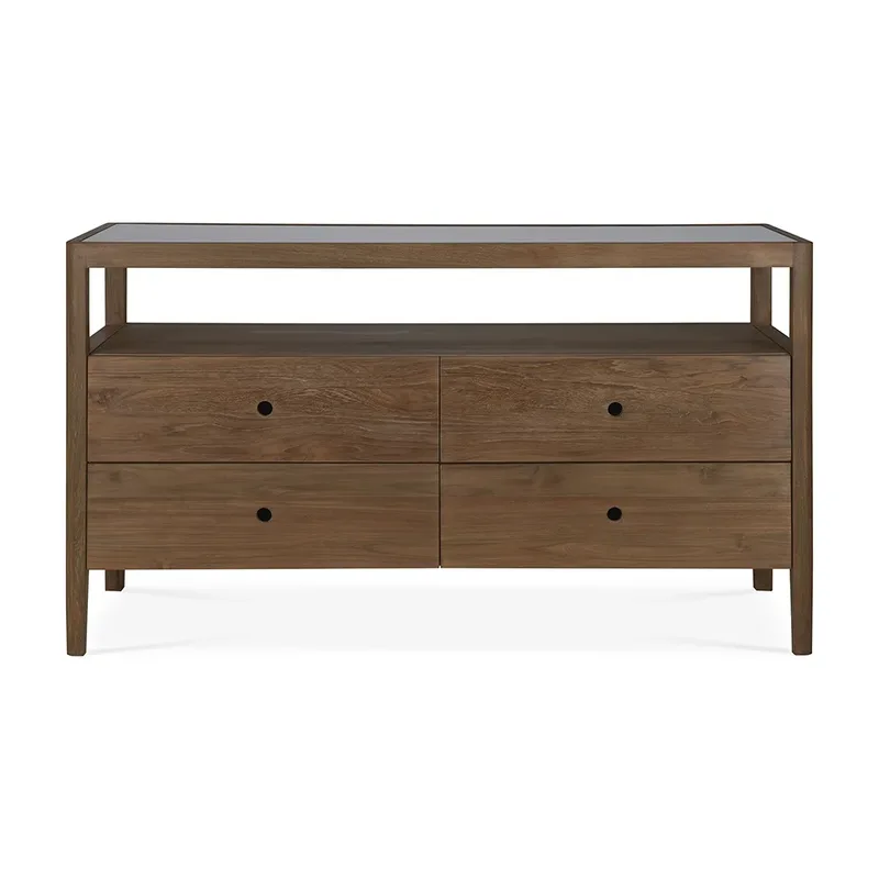 Spindelkommode aus wiederverwertetem Teakholz by Ethnicraft – product photo