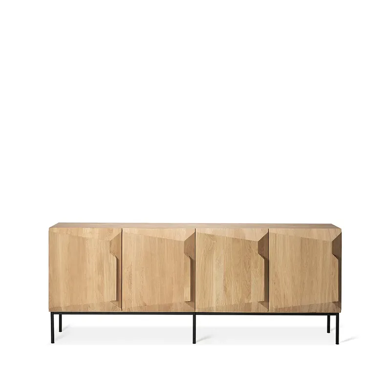 Stairs Sideboard 4-türig Eiche 200x80x46 cm van Ethnicraft – productfoto