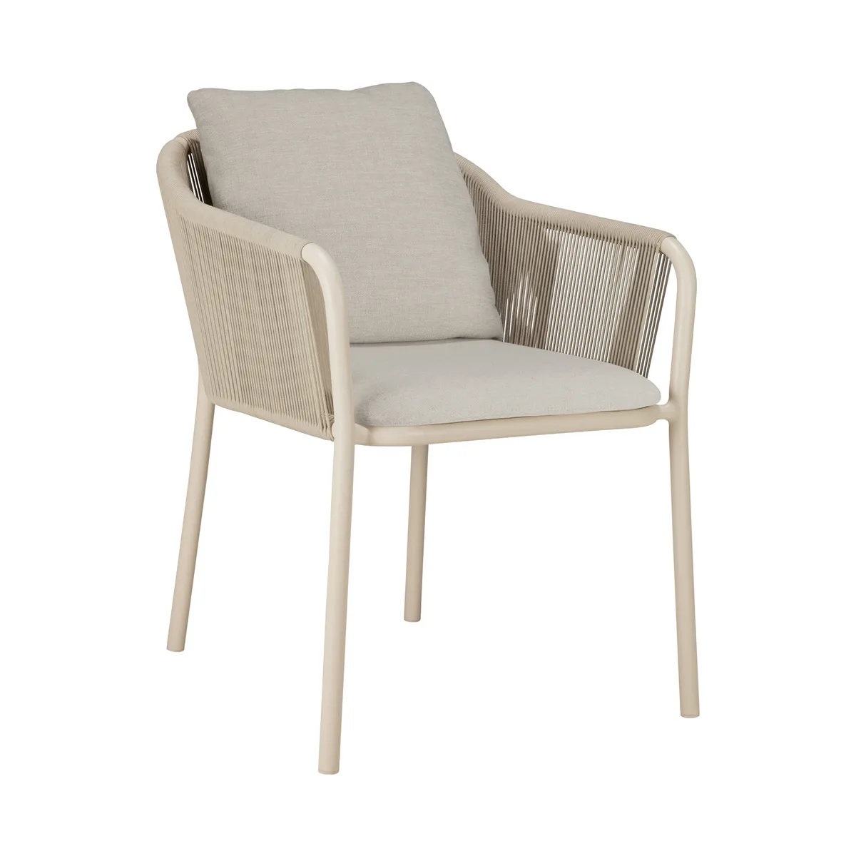 Stapelbarer Sessel Capitan - Beige - Polypropylen-Stoff - Designer Daniel Lavonius Jarefeldt von Ethnicraft – Produktfoto