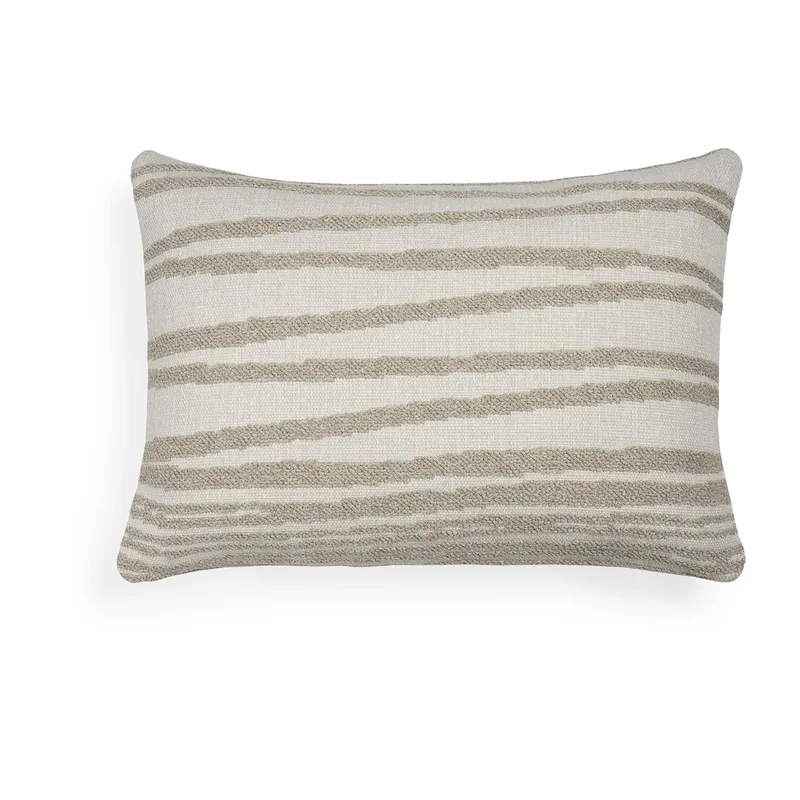 Stripes outdoor Kissen 40x60 cm Lumbar (beige) de Ethnicraft – photo du produit
