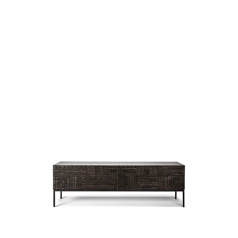 Tabwa Fernsehbank Schwarz teak 51x160 cm de Ethnicraft – photo du produit