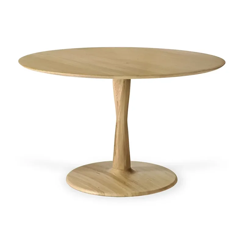 Torsion Esstisch Ø127 cm Eiche von Ethnicraft – Produktfoto