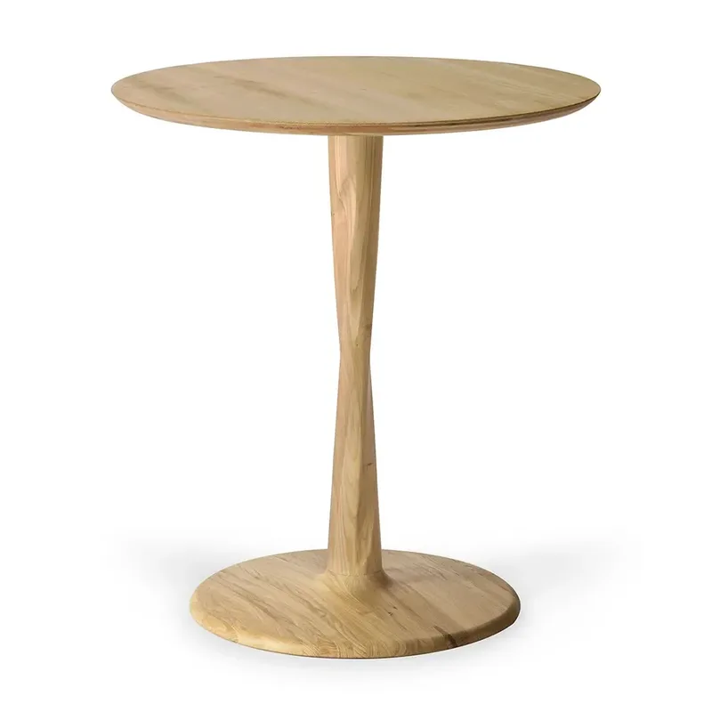 Torsion Esstisch Ø70 cm Eiche fra Ethnicraft – produktbillede