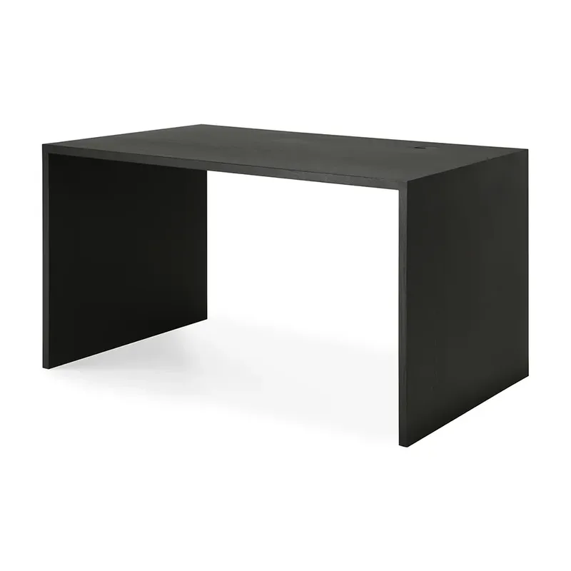 U Schreibtisch 70x140 cm Eiche schwarz von Ethnicraft – Produktfoto