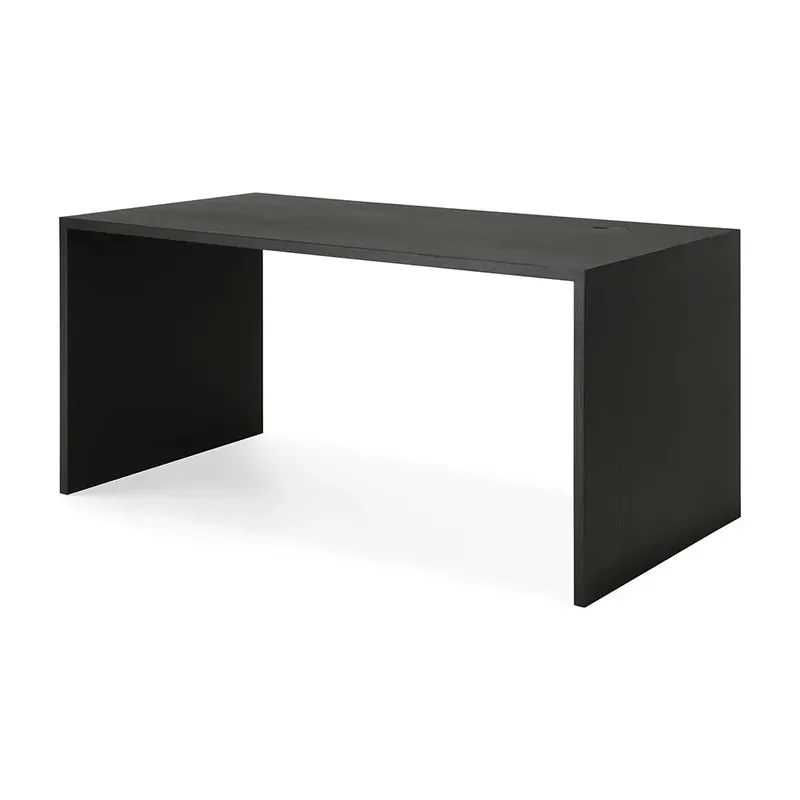 U Schreibtisch 80x160 cm Eiche schwarz von Ethnicraft – Produktfoto