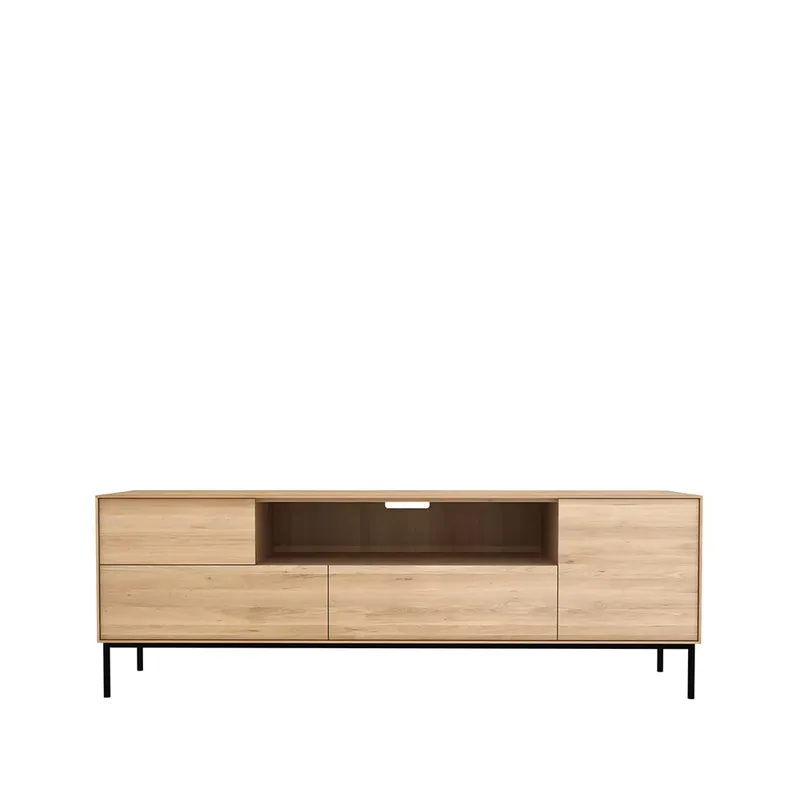 Whitebird Fernsehbank 180 cm Oak Wax Oil-Black metal by Ethnicraft – product photo