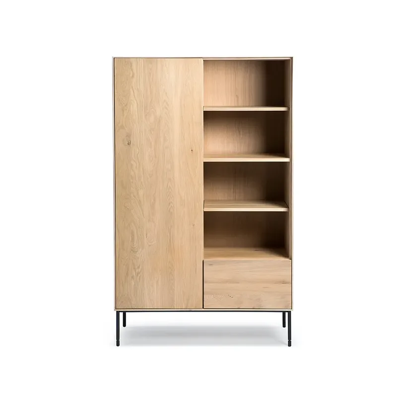 Whitebird Schrank Wachsgeölte Eiche-Schwarzer Metall de Ethnicraft – photo du produit