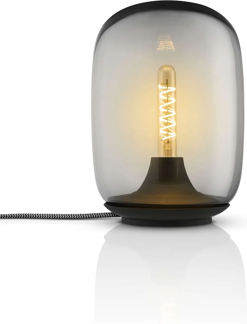 Acorn Lamp Stone - Kunststof - Glas by Eva Solo in Grijs – product photo