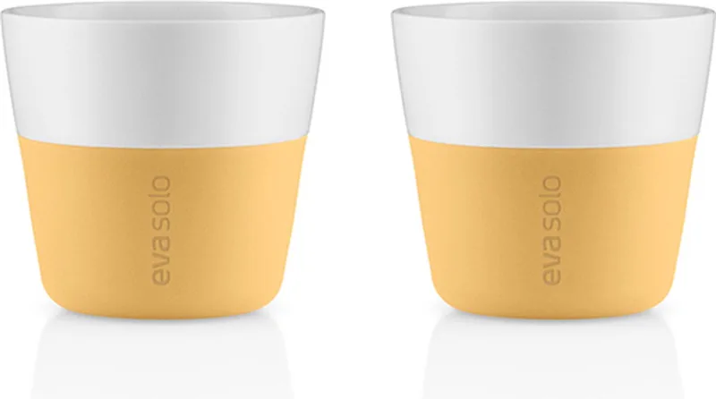 Beker voor Lungo Set van 2 Stuks Golden Sand - Porselein by Eva Solo in Goud – product photo