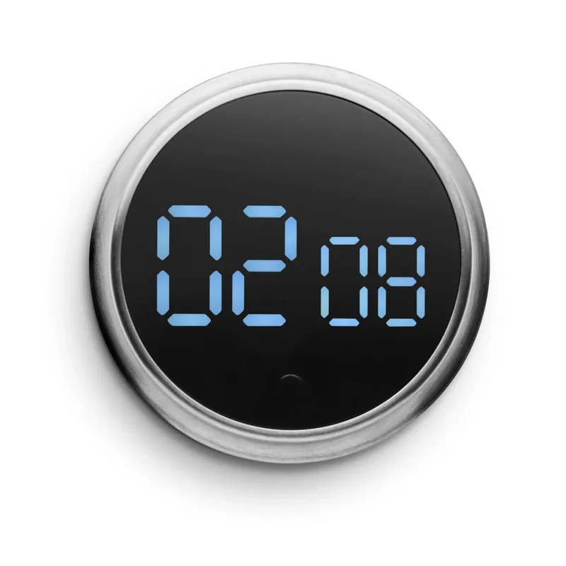 Eva Solo magnetische Timer Brushed steel van Eva Solo – productfoto