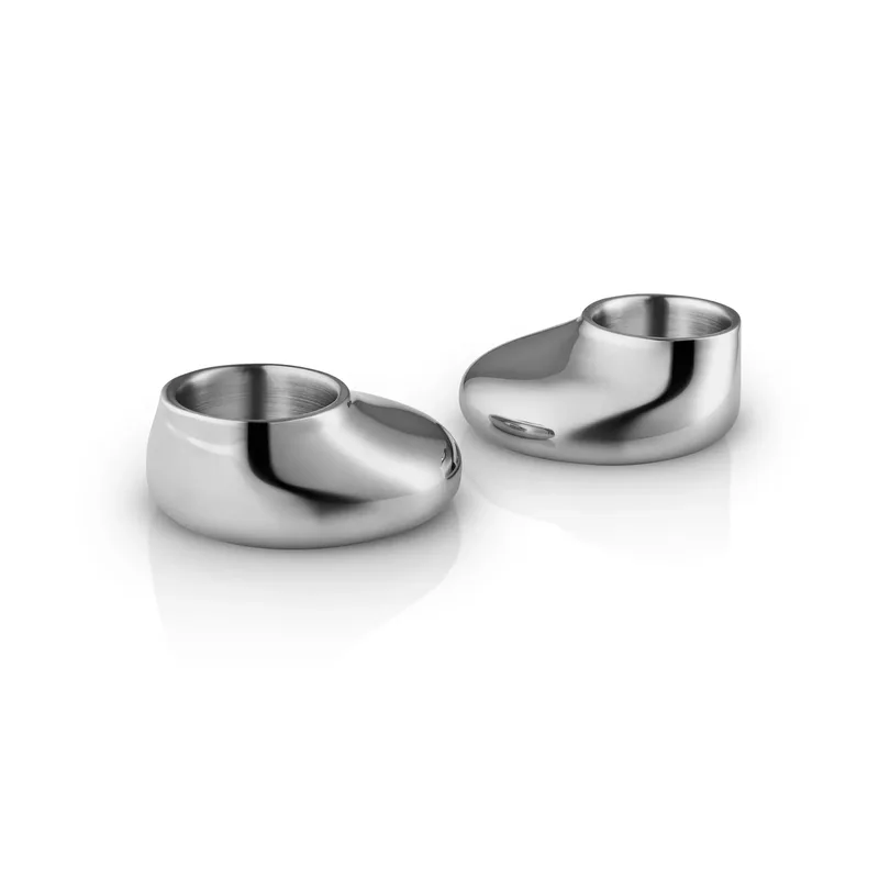 Eva Solo Mellow Kerzenhalter 2 Stk. Silber by Eva Solo – product photo