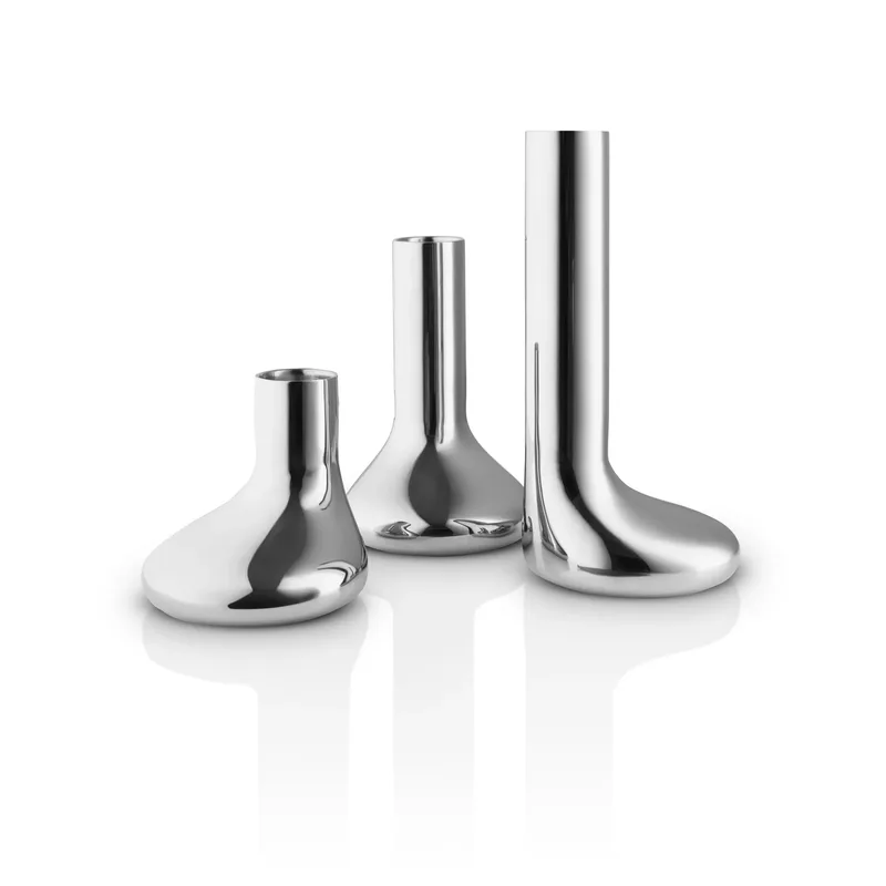 Eva Solo Mellow Kerzenhalter 3 Stk. Silber by Eva Solo – product photo