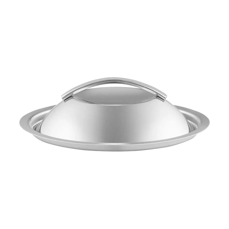 Eva Trio gewölbter Deckel recycelter Edelstahl Ø16 cm van Eva Solo – productfoto