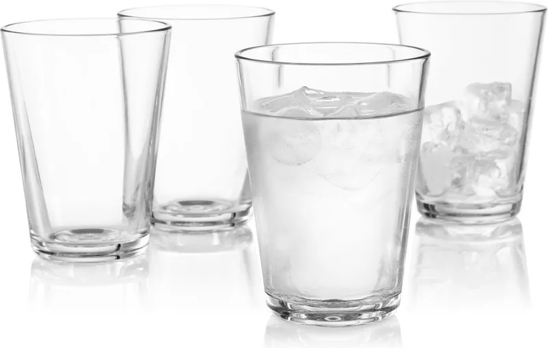 Glas 380 ml Set van 4 Stuks - Borosilicaatglas de Eva Solo en Transparant – photo du produit