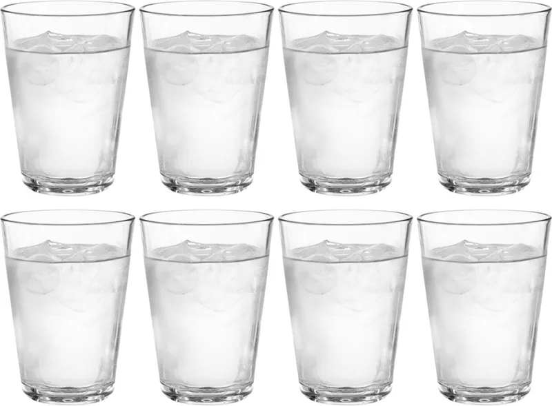 Glas 380 ml Set van 8 Stuks - Transparant - Glas by Eva Solo in Transparant 8 Stuks – product photo