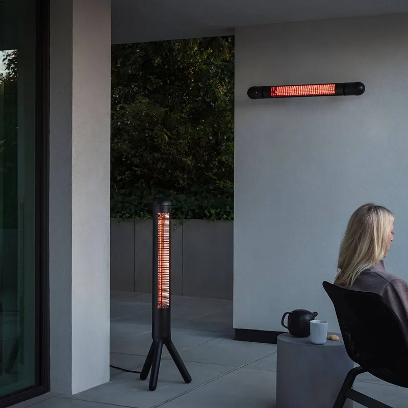 Heat Up staande terrasverwarmer von Eva Solo in Zwart – Produktfoto