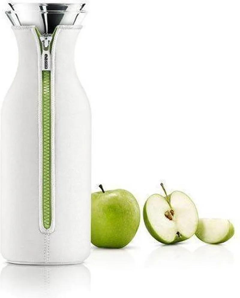 Karaf Fridge Karaf, White/Lime 1,0 ltr van Eva Solo in Wit – productfoto