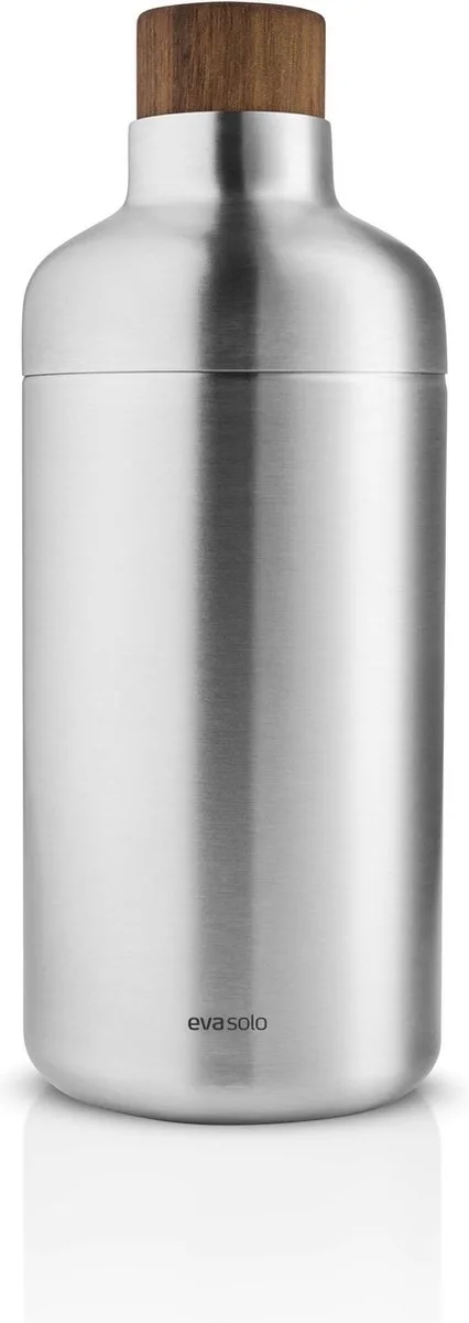 Liquid Lounge Cocktailshaker - Bruin - Hout - Roestvast Staal by Eva Solo in Zilver – product photo