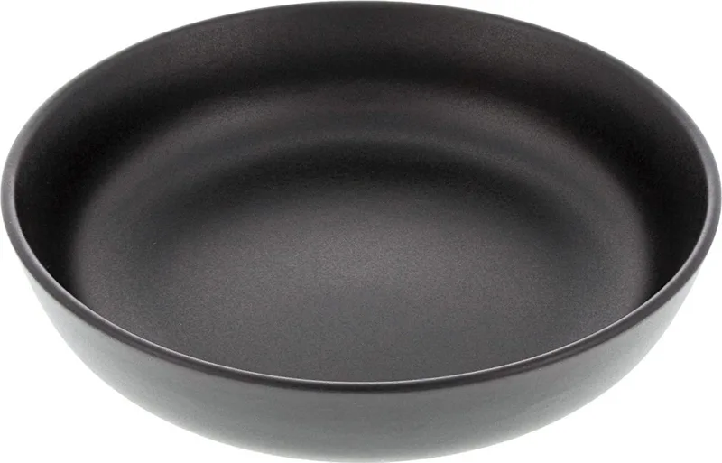 Nordic Kitchen Bord Diep Ø 20 cm - Aardewerk by Eva Solo in Zwart – product photo
