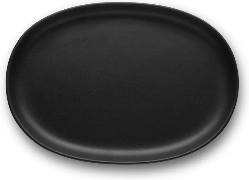 Nordic Kitchen Bord Ovaal 26 cm - Keramiek by Eva Solo in Zwart – product photo