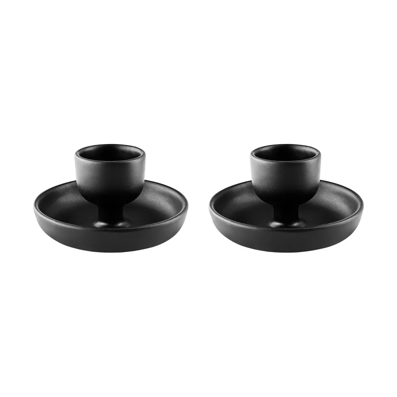 Nordic kitchen Eierbecher 2er-Pack Black de Eva Solo – photo du produit