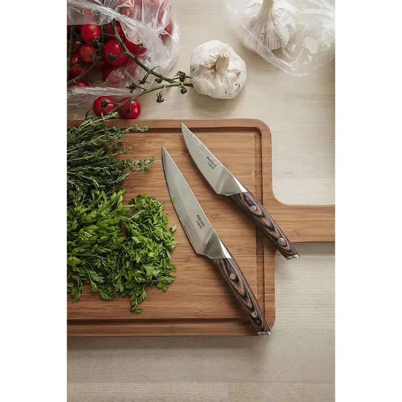 Nordic Kitchen Gemüsemesser 13 cm Damaststahl van Eva Solo – productfoto 2 van 5