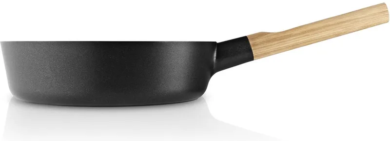 Nordic Kitchen Gietaluminium Slip-Let Non-Stick Sauteerpan Ø 24 cm - Hout by Eva Solo in Zwart – product photo