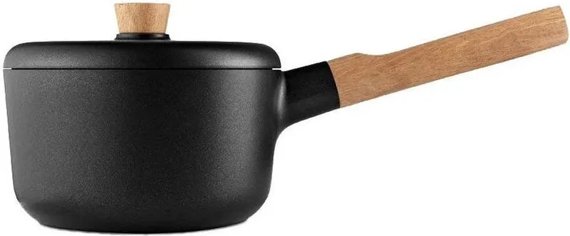 Nordic Kitchen Gietaluminium Slip-Let Non-Stick Steelpan Ø 16 cm - Hout von Eva Solo in Zwart – Produktfoto