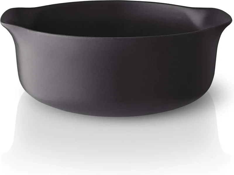 Nordic Kitchen Schaal Ø 21,7 cm - Aardewerk von Eva Solo in Zwart – Produktfoto