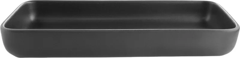 Nordic Kitchen Serveerbord 12x24 cm - Porselein de Eva Solo en Zwart – photo du produit