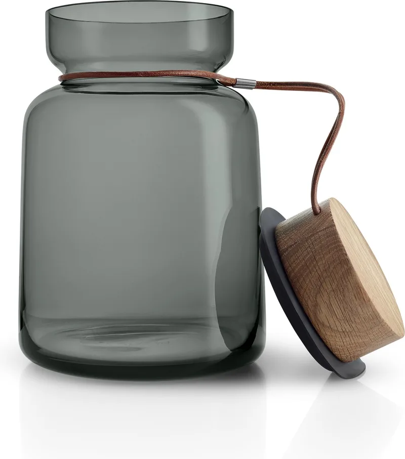Nordic Kitchen Silhouette Voorraadpot 2 liter - Glas by Eva Solo in Grijs – product photo