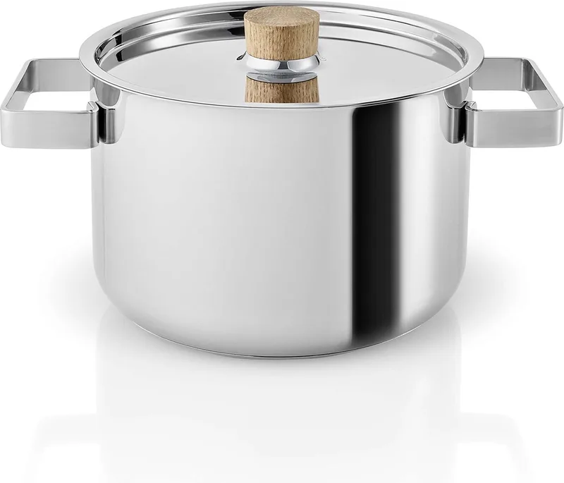Nordic Kitchen Stainless Steel Kookpan Ø 19.4 cm 3.0 Liter - Roestvast Staal von Eva Solo in Zilver – Produktfoto
